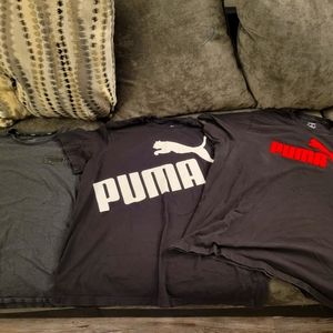 Three Mens Puma Shirts